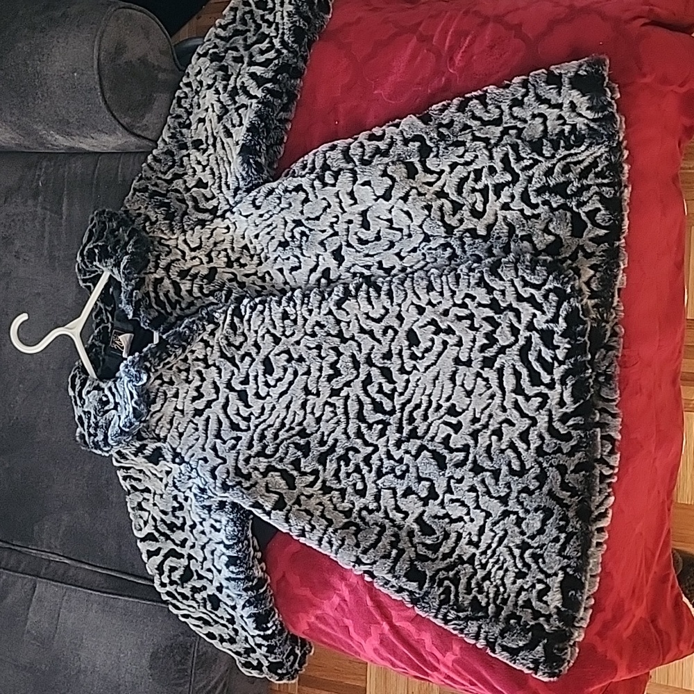 Kids faux fir winter jacket